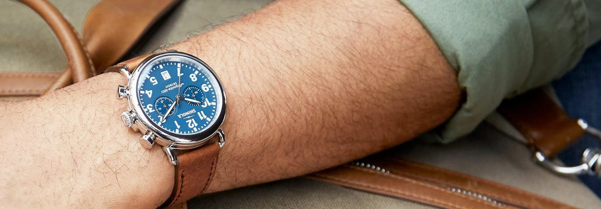 Shinola runwell store blue