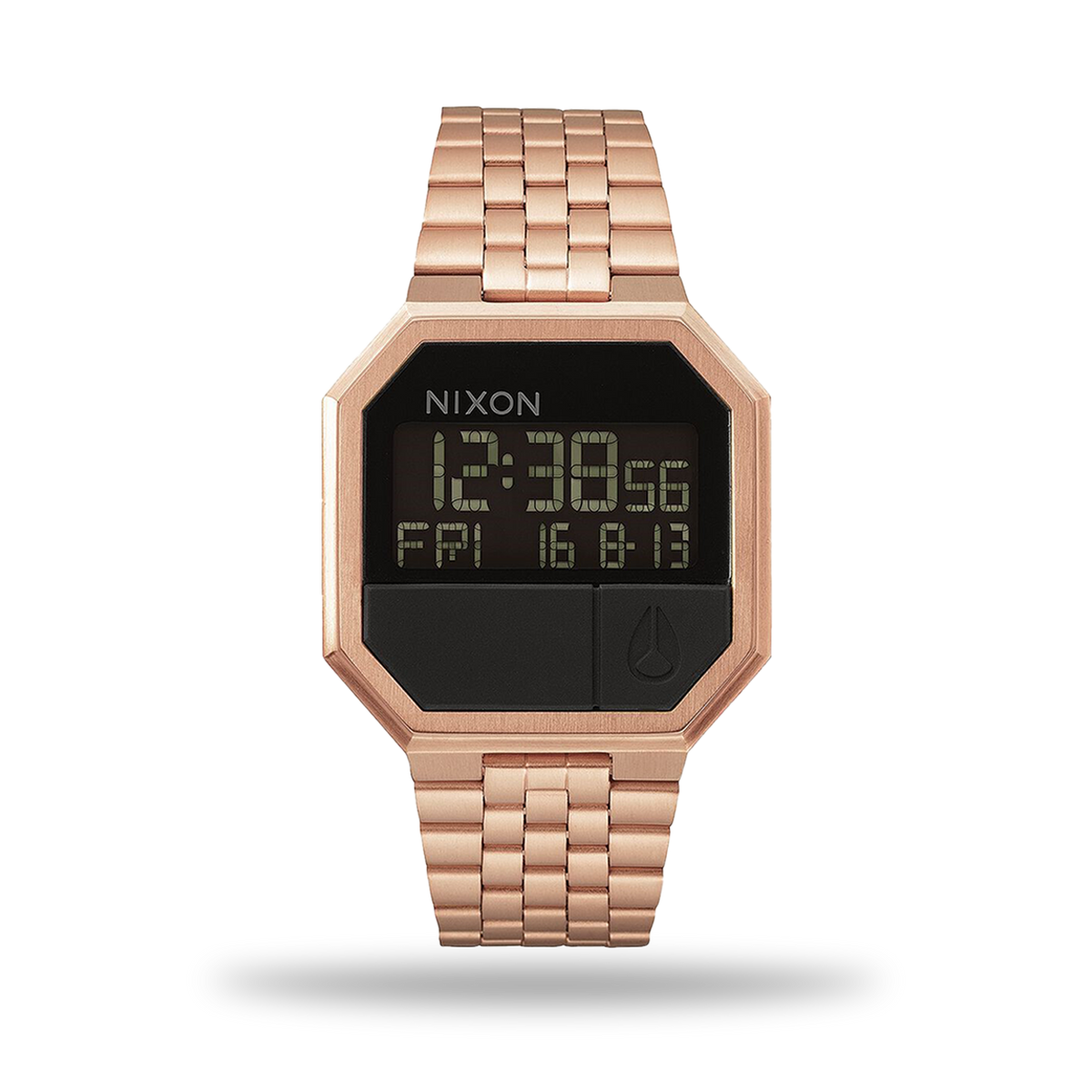 Nixon Re Run Rose Gold The Watch Library