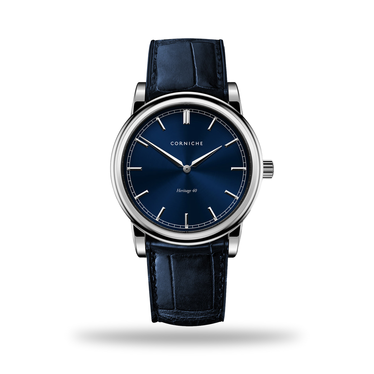 Heritage 40 Blue Dial Stainless Steel The Watch Library
