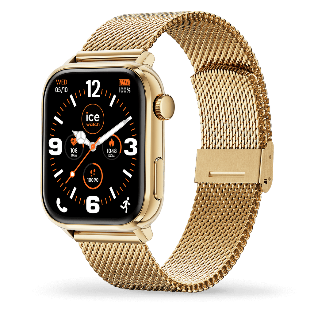 ICE SMART 3.0 RECTANGULAR 1.78 Gold – The Watch Library