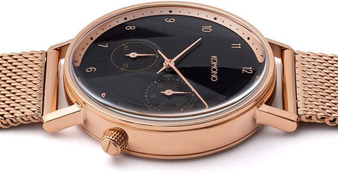 Komono Walther Mesh Rose Gold – The Watch Library - Main Image