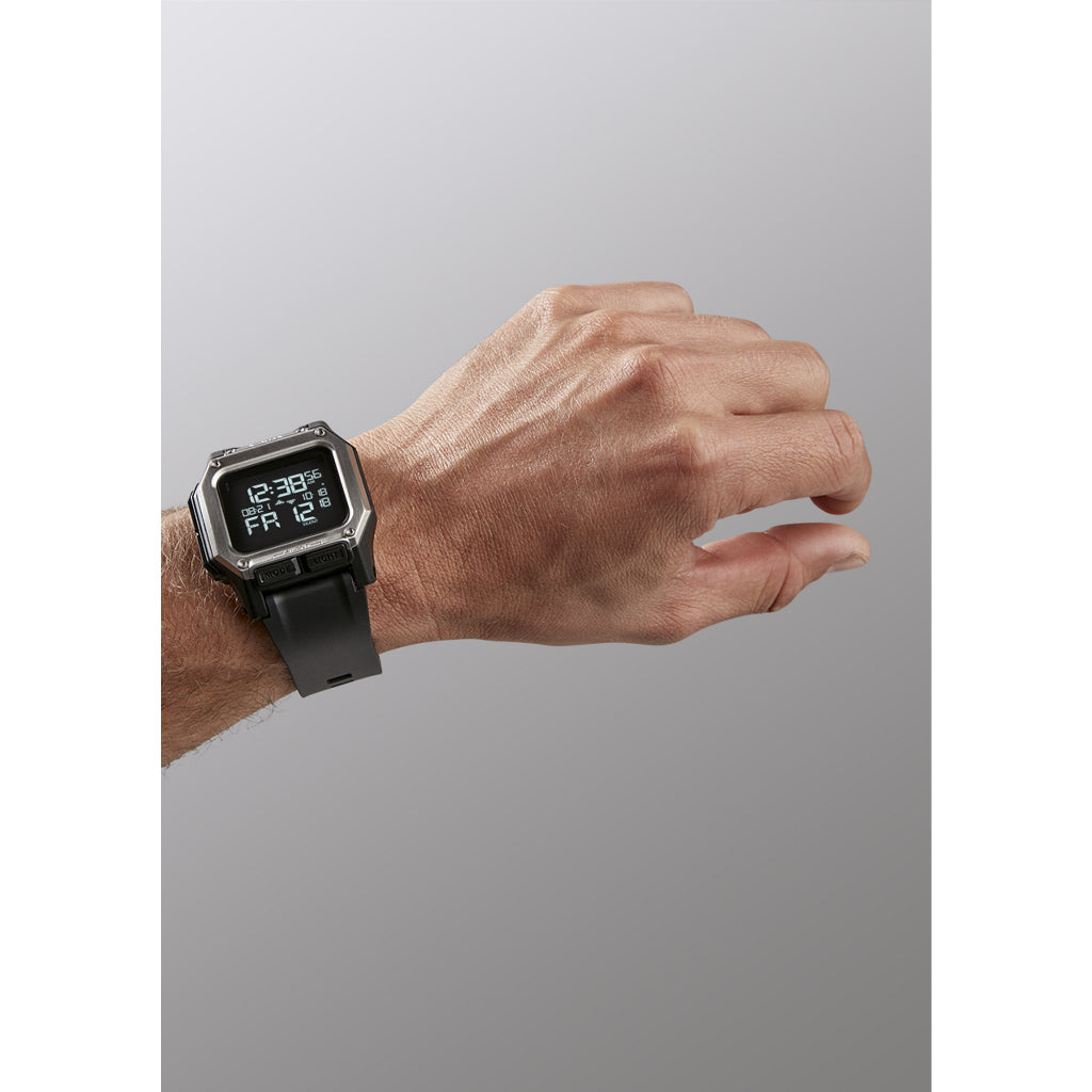 NIXON REGULUS BLACK/SILVER – The Watch Library