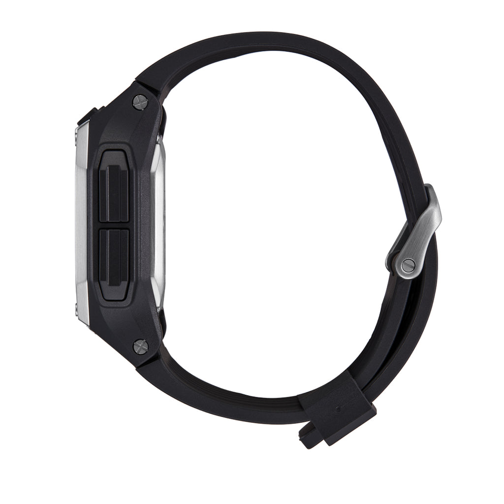 NIXON REGULUS BLACK/SILVER – The Watch Library